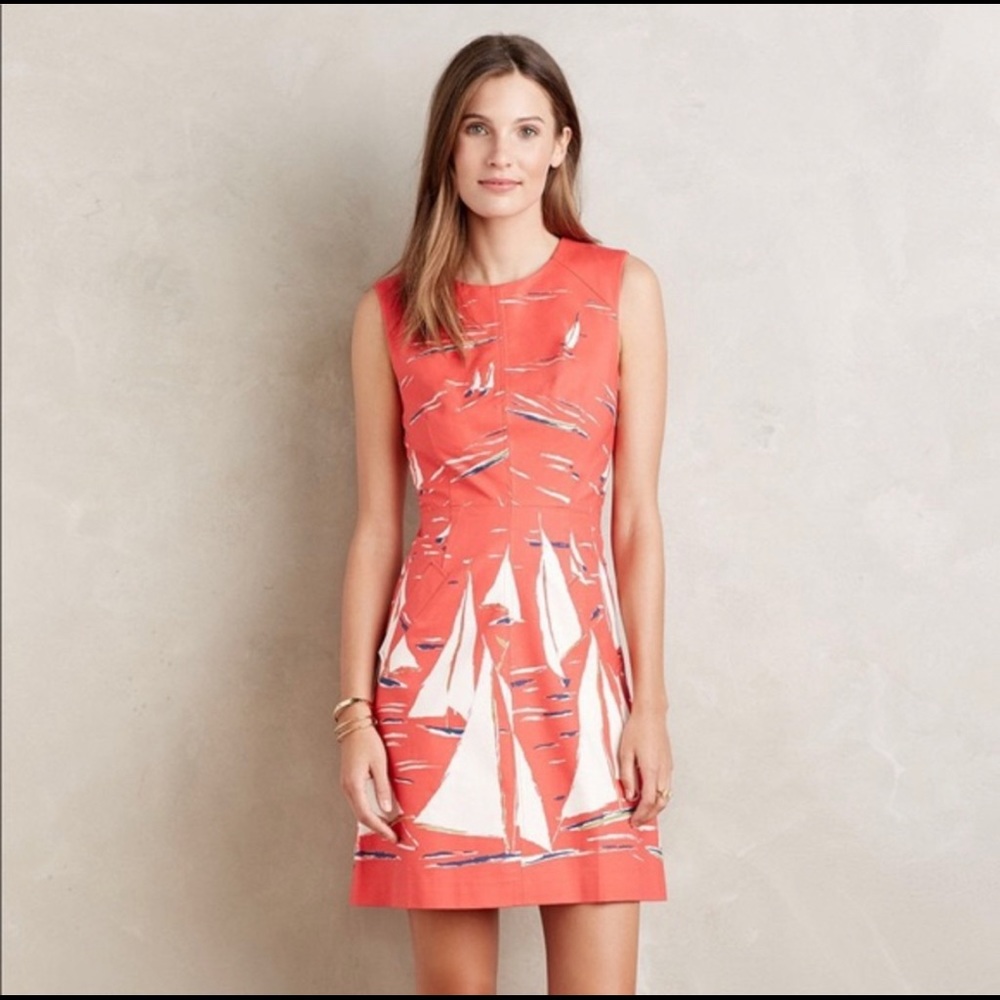 Anthropologie Maeve Sailboat Dress
